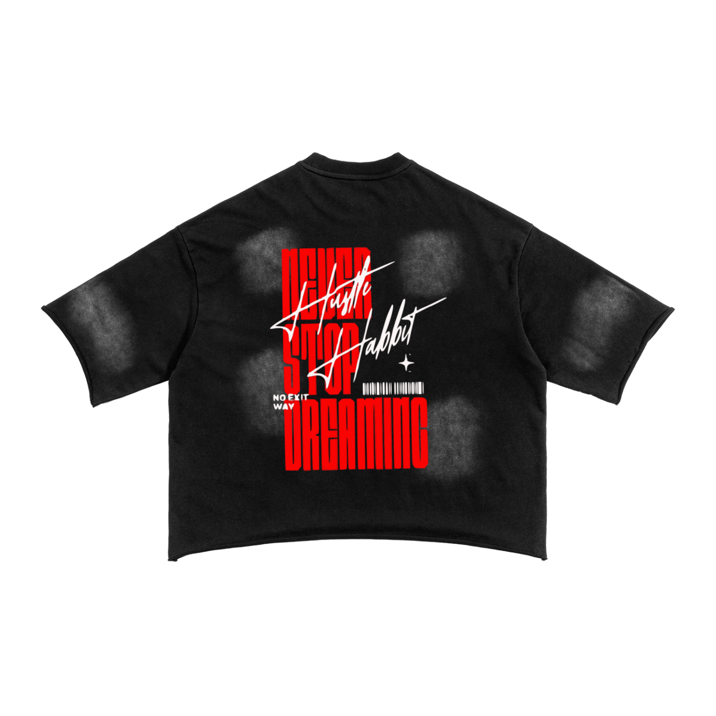 Sunfade French Terry Raw Edge T-Shirt