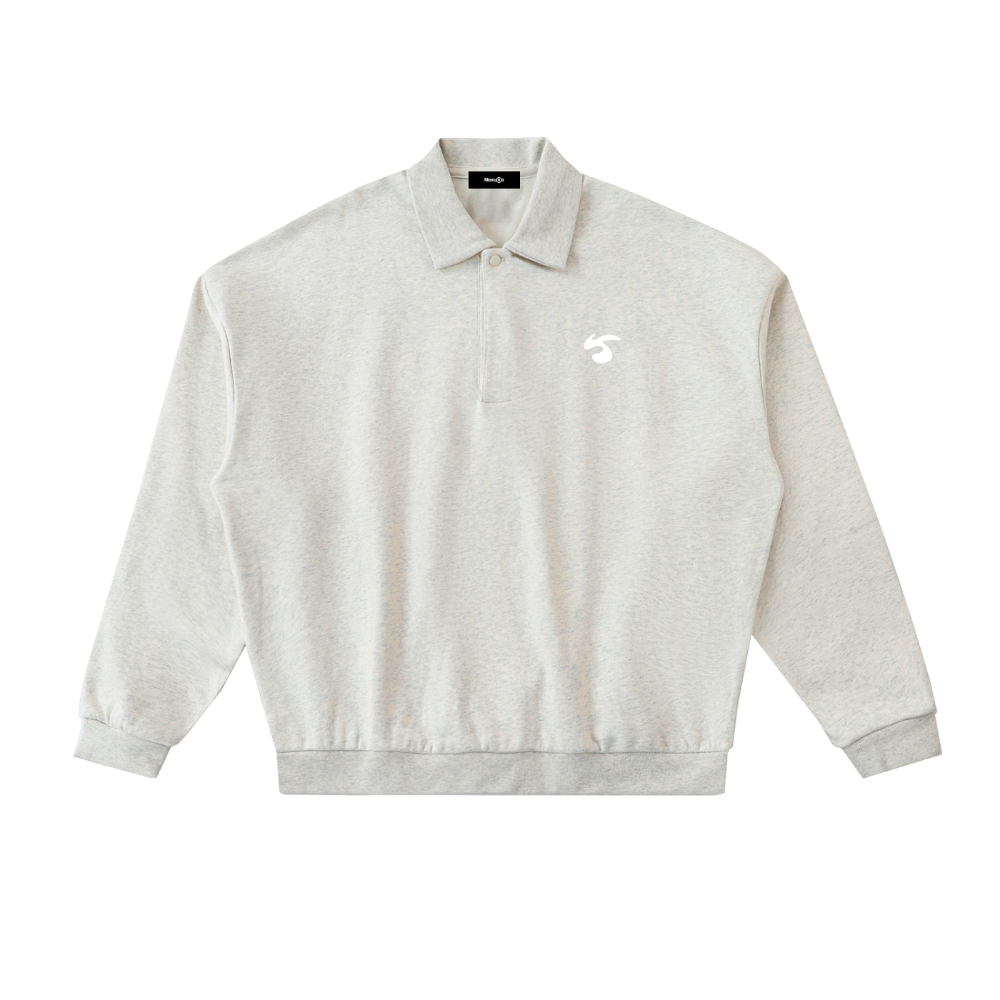 Heavyweight Fleece Polo Sweatshirt
