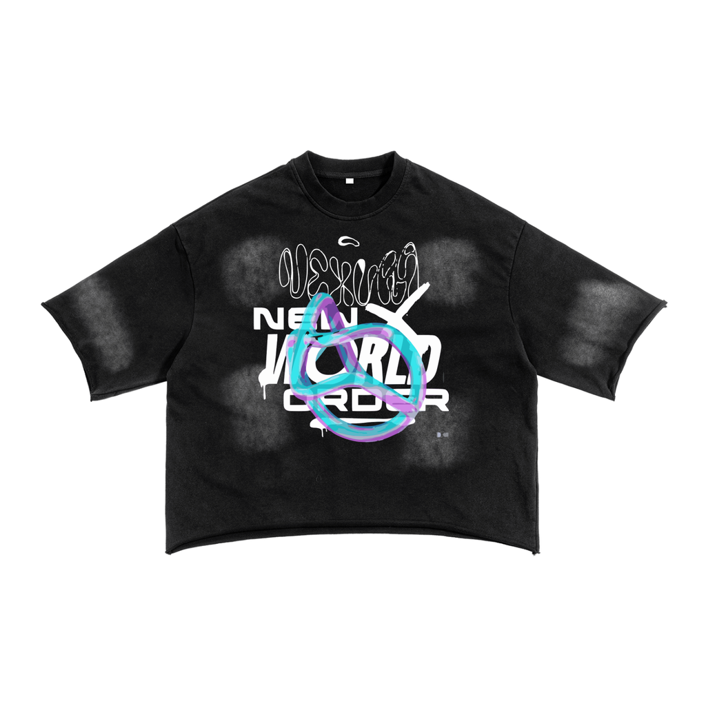 Sunfade French Terry Raw Edge T-Shirt