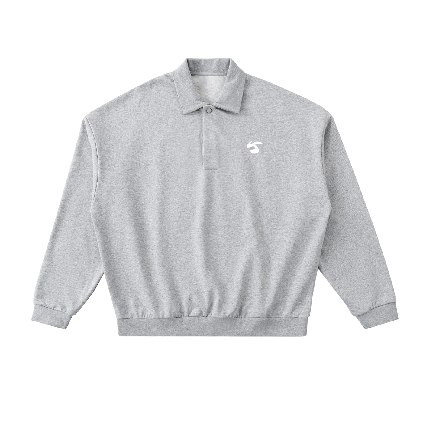 Heavyweight Fleece Polo Sweatshirt
