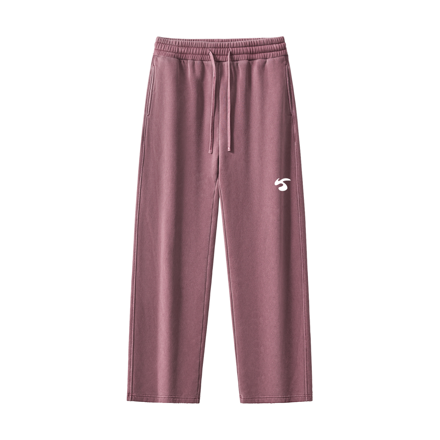 Frayed Enzyme Washed Fleece Sweatpants